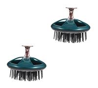 minkissy 2pezzi Massaggiatore Per Capelluto Ergonomico Esfoliante Per e Pulizia Utile Per Uso Bagnato e Asciutto Accessorio Per La Della Testa e Del Capelluto