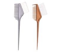 minkissy 2pezzi Pennelli Per Tintura Capelli Con Pettine Integrato Spazzola Per Ritocco Colore Delicato e Riutilizzabile Per Salone e Uso Domestico Design Ergonomico e Setole Flessibili Per