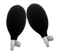 minkissy 2pezzi Pompa Gonfiaggio Manuale in Pvc Con Valvola Rilascio Aria Sostituzione Per Uso Domestico Pompa Bulbo Tester Pressione Adatta Per Gonfiabili