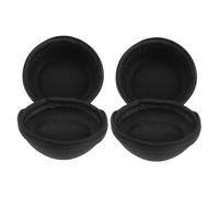 minkissy 2pezzi Porta Orologi Rotondo Cerniera da Viaggio Custodia Singola per Orologio da Polso e Smartwatch Antiurto e Protettivo per Conservare Orologio