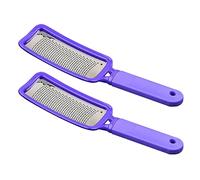 minkissy 2pezzi Raspa Per Piedi Acciaio Inossidabile Rimozione Della Morta e Calli Strumento Per La Dei Piedi Colore Casuale Per Uso Professionale e Domestico