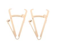 minkissy 2pezzi Righello Per Grasso Corporeo Misuratore Strumento Tabelle Per Uomini Portatile Plicometro Strumento Per Pliche Cutanee Misurazione Grasso Corporeo Donne Addominale in Vita b