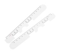 minkissy 2pezzi Righello Pupillare Strumento Misurazione Della Pupillare Utensile Portatile Per La Misurazione Della Pupilla Per Ottici e