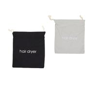minkissy 2pezzi Sacchetto Per Asciugacapelli in Tela Organizer Da Viaggio Per Casa e Bagno Porta Phon Antipolvere Con Ampia Capacità e Chiusura Coulisse Leggero e Compatto Per Uso Domestico