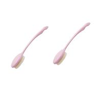 minkissy 2pezzi Spazzola Da Bagno Ergonomica Con Manico Lungo Scrubber Corpo Per Doccia Accessorio Esfoliante Per Pulizia Della Per Raggiungere Zone Difficili Come La Schiena