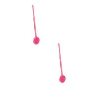 minkissy 2pezzi Spazzola Da Silicone Con Manico Lungo Esfoliante e Massaggiante Per La Schiena Facile Da Pulire