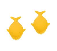 minkissy 2pezzi Spazzola Massaggiante Per Bagno Silicone Per Spazzola Per Shampoo e Pulizia Corpo Morbida e Flessibile Per La Sensibile