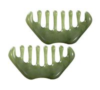 minkissy 2pezzi Spazzola per Capelli in Cera d Api per Massaggi Pettine per Massaggi in Cera d Api Resistente del Capelluto Strumento della Testa Regalo per Genitori