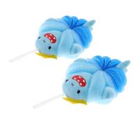 minkissy 2pezzi Spugne da Bagno Forma di Cartone Animato per Ragazzo Ragazza Accessori da Bagno e Giocattoli da Piscina Morbidi e Sicuri per Ragazzo Ragazza e Piccoli