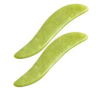 minkissy 2pezzi Strumento Per Massaggi Gua Sha Tavole Raschiante Per Corpo Design Portatile Materiali Selezionati Angoli Arrotondati Per Collo Braccia Dorso Spalle e Piedi