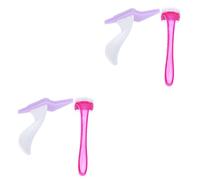 minkissy 2sets Rasoio Elettrico Per Donne Per Bikini Strumento Depilazione Sicuro e Facile Usare Colori Random Per Novizie e Regali