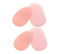 minkissy 2sets Spugnette Struccanti Per Viso Spugne Detergenti Riutilizzabili Per Pulizia e Esfoliazione Quotidiana Per Rimuovere Trucco e Prendersi Cura