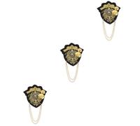 minkissy 3 Paia spalline sulle spalle per le donne Uomini Spalla gioielli sulle spalline delle spalle spalline a catena spalline da donna Lega di zinco