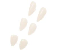 minkissy 3 Paia Zanne da Sicura per Cosplay e Halloween Faccette Rimovibili e Realistiche per Feste Costume Unisex