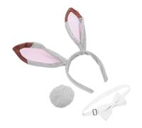 minkissy 3 Pezzi Bruffy Coniglio Con Il E Coda Fascia Per La Festa Di Pasqua Per Bambini E Adulti Peluche Per Le Orecchie Del Coniglietto Per Il Costume Di Pasqua