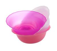 minkissy 3 Pezzi Di Bacinella Rotonda in Plastica Per La Pulizia Del Viso Portatile Per Uso Domestico E in Salone