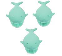 minkissy 3 Pezzi Spazzola per Massaggio per Bambini Spazzola per La Pulizia Manuale del Corpo Morbido Spazzola per La Scrubber per Il Corpo per Neonati E Bambini Piccoli