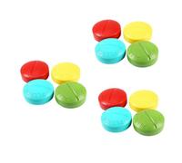 minkissy 3 Pz organizzatore portapillole box medicinali custodia pillole per anziani custodia pillole tascabile pill box contenitori per pillole ringhiere kit farmaco titolare contenitore