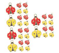 minkissy 3 Set Ciondolo Di Coccinella in Lega Fabbricazione Ciondoli Per La Creazione Di Gioielli Perline Per Braccialetti Carino Ciondoli Animali Pendenti Ciondoli Per Bracciale 10 Pezzi*3