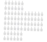 minkissy 3 Set Di Adesivi Per Colla Per Ciglia Set Di Punte Per Bottiglie Di Colla Per Ciglia Di Ricambio Per Saloni Di Bellezza 100 Pezzi * 3