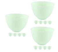 minkissy 3 Set Di Ciotole in Silicone Per Mescolare Prodotti Per La Della Pelle E Per Il Di Grandi Dimensioni Per Gli Ingredienti Della Maschera 5 Pezzi * 3