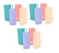 minkissy 3 Set Di Sacchetti Per Sapone Riutilizzabili Sacchetti Per Saponetta Sacchetti Per Shampoo Facile Manutenzione 4 Pezzi * 3