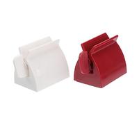minkissy 3 Set Di Spremiagrumi Rotante Per Dentifricio Dispenser Automatico Supporto Per Sedile Rosso E Bianco Preciso E Facile Da Usare 2 Pezzi * 3