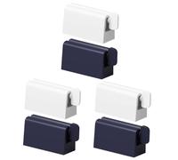 minkissy 3 Set Spremi Dentifricio Spremitore Per Tubi Di Crema Spremiagrumi Per Dentifricio Organizer Per Cosmetici Organizzatore Per Cosmetici Morsetto Per Dentifricio Abs 2 Pezzi * 3