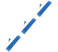 minkissy 3 Set Tavoletta Braille Pannello Per Tende Braille Robusta Lavagna Per Scrittura Braille Ardesia Braille Per Tende Piastra Braille Per Non Vedenti Accessorio Braille Plastica Blue