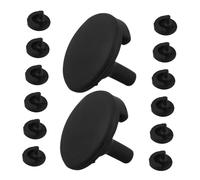 minkissy 30 Pezzi Protezione Angolare in Silicone Nero per Friggitrice ad Aria e Teglia Grill, Accessori Sostitutivi Facili da Pulire per Casa e Feste in Cucina