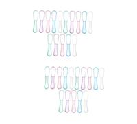 minkissy 30 Pz raschietto per lingua portatile tongue scraper raschietto lingua raschiare la lingua strumenti di pulizia pulitore della lingua dell'alito più fresco pulisci lingua portatile