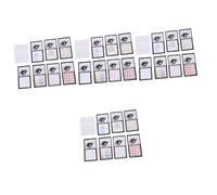 minkissy 32fogli Adesivi Facciali Brillantini Autoadesivi Per Makeup Per Feste Halloween e Cosplay Vari Stili e Colori Per Decorazioni Uniche