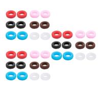 minkissy 36 Set Di Fermagli Per Occhiali in Silicone Rotondi Per Punte Delle Aste Per Montature Di Occhiali Universali Adatti A Tutti I Tipi