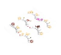 minkissy 3paia Ciglia Finte Di Halloween Paillettes Scintillanti Elementi Di Teschi e Zucche Per Cosplay Travestimenti e Feste Materiali Selezionati Facile Applicazione