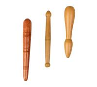 minkissy 3pezzi Bastoncino Per Stimolazione Ai Piedi in Legno Massaggiatore Per Punti Di Agopuntura Strumento Per Manipolazione Manuale Raschiatore Per Piedi Dispositivo Per Trattamento Dom