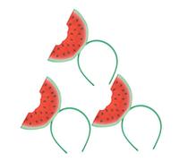 minkissy 3pezzi Copricapo Forma di Frutto Cerceotto Forma di Anguria Accessori per Capelli alla Frutta Cerceotto per Capelli di Anguria Estivo per Donna Leggero e Confortevole per Eventi