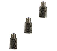 minkissy 3pezzi Flaconi Spray Ricaricabili Design Antico Per Profumi e Oli Essenziali Perfetti Per Viaggi e Accessori Da Borsa Resistente Alle Perdite e Elegante Per