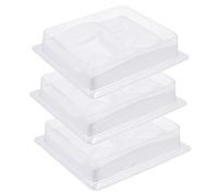 minkissy 3pezzi Modelli Per Viso Per Innesto Di Ciglia Vassoio in Plastica Per Extension Ciglia Supporto Per Pratica Delle Strumenti Per Creazione Di Artistiche Forniture Per Pratica Esteti