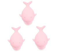 minkissy 3pezzi Spazzola Da Bagno Siliconper Massaggio Scalpale Spazzola Per Doccia Morbida e Confortevolper Adulti Per Igiene e Relaxation