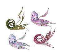 minkissy 4 Paia Shoelaces Sogno in Filo Di Neve Cravatta Per Scarpe Laccio Largo Lacci Trasparenti Stampa Di Lacci Delle Scarpe