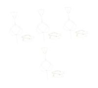 minkissy 4 Pezzi catena del reggiseno catena di perline in vita catene in vita cintura a catena per le donne a catena catene del ventre lega Golden