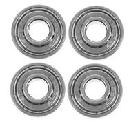 minkissy 4 Pezzi Cuscinetti a Sfere in Acciaio Per Ruote Anteriori Piccoli, Accessori Per Sedie a Rotelle Manuali e Deambulatori, Parti Interne Mozzo Per Sostituzione e Manutenzione