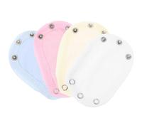 minkissy 4 Pezzi Di Estensori Per Body Per Neonati in Cotone Per Bambini Con Bottoni Automatici Per Estensori Per Il Cavallo Comodi E Traspiranti