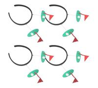 minkissy 4 Pezzi fascia per tifoso da golf Fascia per cosplay Bande per capelli per ragazze fasce per capelli fasce per le donne Banche carine Green