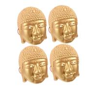 minkissy 4 Pezzi Maschere Buddha per Cosplay Leggere e Dettagliate Accessori per Feste Mascherate e Buddhista