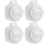 minkissy 4 pezzi Protezione Sicurezza Pulsanti Elettrici per Elettrodomestici Copri Pulsante Lavatrice in Blocco Sicuro per Design Cartone Animato Doppia Chiusura Apertura Accidentale