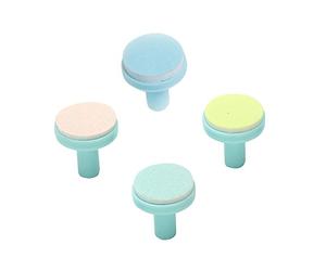minkissy 4 Pezzi Tamponi di Ricambio per Lima Unghie Ragazzo Ragazza, Accessori in Plastica Facili da Installare per Manicure Sicura e Delicata Sulle Unghie dei Ragazzo Ragazza