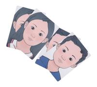 minkissy 4 Pezzi Tavolette Riutilizzabili per Pittura Facciale in Plastico A4, Design Realistico e Colorato, Ideali per Pratica Professionale e Face Painting