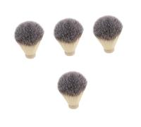 minkissy 4 Pezzi Testa Di Spazzola Per Di Tasso Testa Di Spazzola Da Barbiere Spazzola Da Barba Per Parrucchiere Spazzola Da Barbiere Collo Spolverino Testina Per Barba Spazzola Di