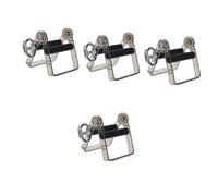 minkissy 4 Pz spremi dentifricio dispenser a per dentifricio spremi creme coloranti spremi tubetto spacciatore di dentifricio spremitubi forniture per saloni l'animale domestico Black